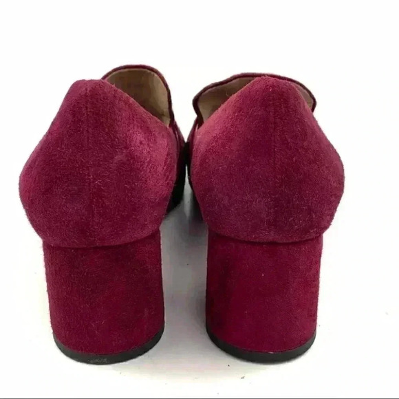 Donald J Pliner heels Cannes 7 N N burgundy suede - Picture 4 of 12
